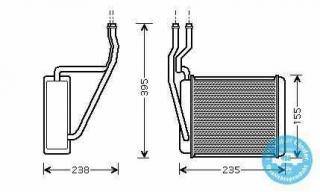 Radiator interior incalzire