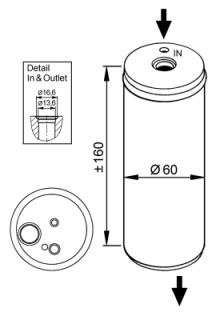 Uscator aer conditionat Vw Bora