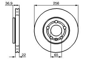 Disc frana fata  Audi A2