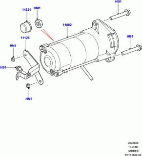 Demaror Range Rover motor 3,6 TD