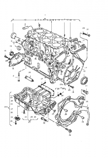 Simering palier si ax came motor Vw 1.9 TDI 105 CP