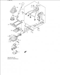 Brat timonerie  schimbator viteze Suzuki Jimny  motor 1,5 DDiS (poz.22)