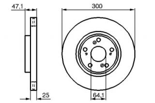 Disc frana fata Honda Accord VIII