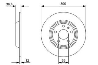 Disc frana spate 