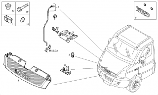Grila radiator Iveco Daily IV