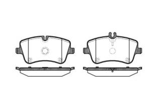 Placute frana fata C-Class