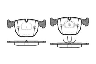 Placute frana fata E 39