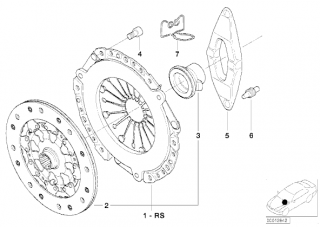 Kit ambreiaj 525d  (poz.1)