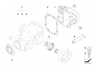 Capac grup spate  E 60 (fig.1)