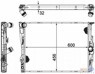 Radiator racire 120i benzina