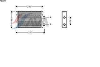 Radiator incalzire interior (cu AC/fara AC)