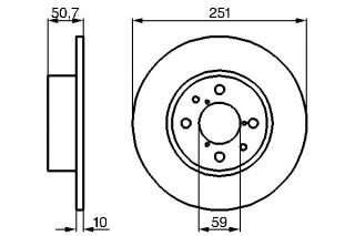 Disc frana spate Linea