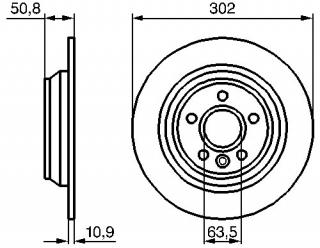 Disc frana spate S-Max