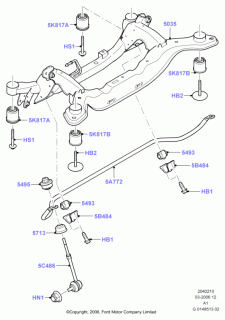 Bucsa jug spate S-Max