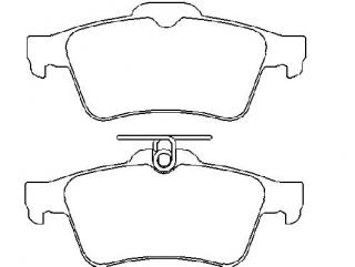 Placute frana spate Mazda 3 si 5