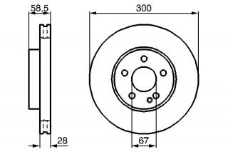 Disc frana fata Vito II