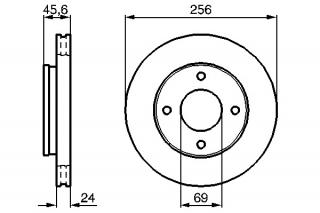 Disc frana fata Colt VI