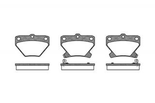 Placute frana spate Toyota Prius II