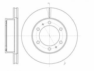 Disc frana fata Toyota Hi Lux III