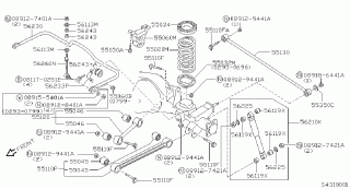 Bara Panhard punte spate Nissan Terrano II (poz.55130)