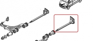 Ax prindere bascula inferioara punte fata Renault Master/Opel Movano (poz.15)